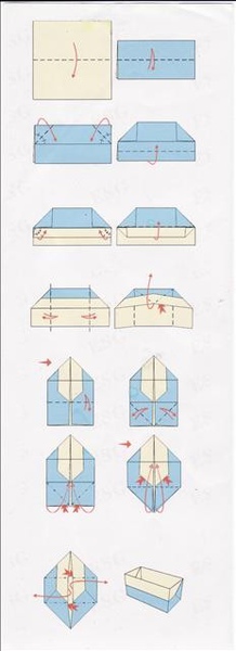 纸盒的折法